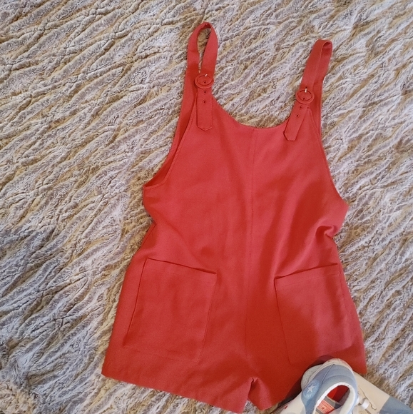 ⚡COPY - Forever 21 Rusty Colored Romper⚡ - Picture 2 of 9